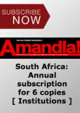 South Africa: annual subscription for 6 copies | Institutions